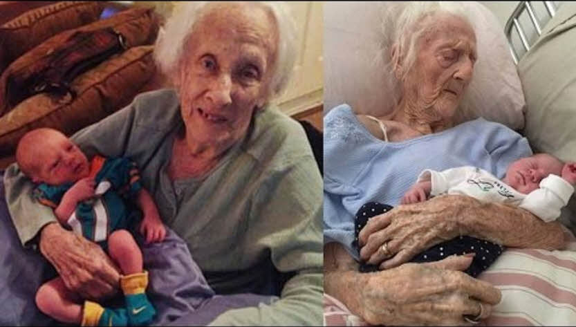 OMG!! This Old Woman Gives Birth To A Baby Boy At The Age of 101 Years!!!