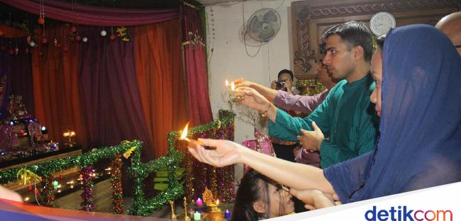 Suasana Perayaan Diwali di Little India Jakarta