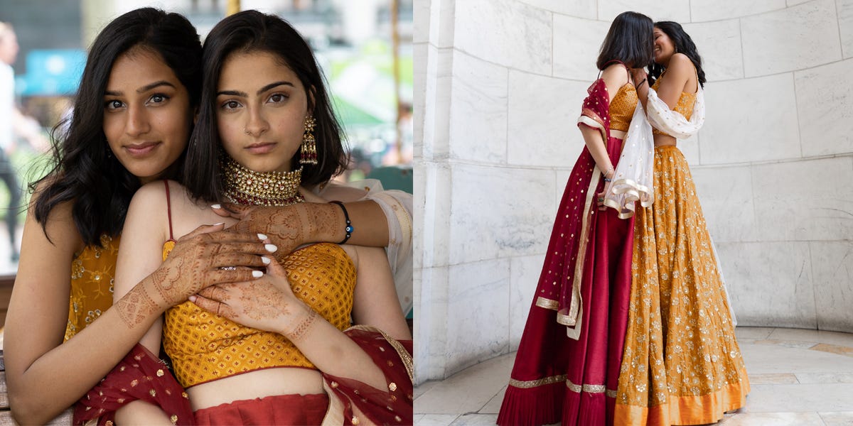 A Same Sex Couple Took Pictures In Traditional South Asian Clothes And